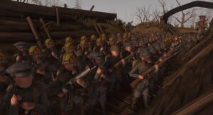 Thousands of Soldiers Charging Across No Man's Land