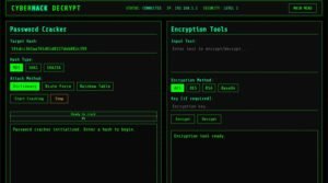 Working on Multiple Terminals to Crack a Corporate Database