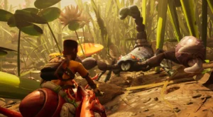 Facing a Giant Spider in the High Grass