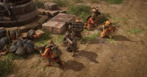 Intense Sci-Fi Battle Scene