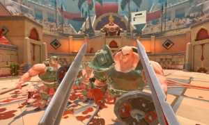 Brutal Arena Combat with Physics-Based Weapons